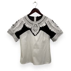 VTG Cutout Blouse Polyester Size S/M